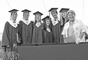 Jackie Tuthill and SI Community Fund Board Members and Michael laspia