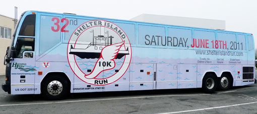 Jitney Bus with 10K ad